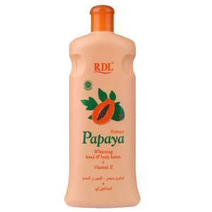 لوشن RDL بالبابايا لتفتيح اليدين والجسم + فيتامين E